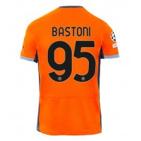 Camiseta Inter Milan Alessandro Bastoni #95 Tercera Equipación Replica 2023-24 mangas cortas